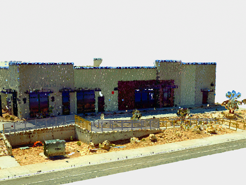 Site Guardrail Fitting - Complex Variable Concrete 3D Scanning project in Southern Utah